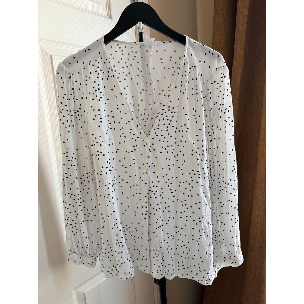 Gap EUC polkadot blouse XXL